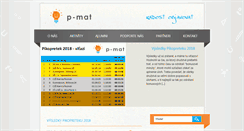 Desktop Screenshot of p-mat.sk