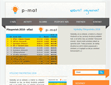 Tablet Screenshot of p-mat.sk